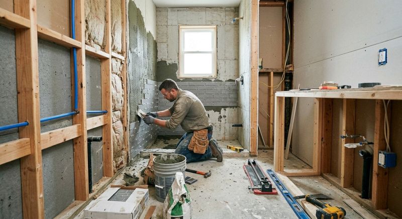 Bathroom Floor Replacement in Littleton, CO
