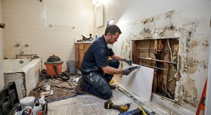 Bathroom Floor Replacement in Santa Rosa, CA