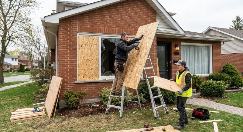 Emergency Board Up Service in Overland Park, KS